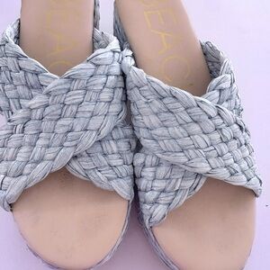 Baby Blue Clog/sandals 7